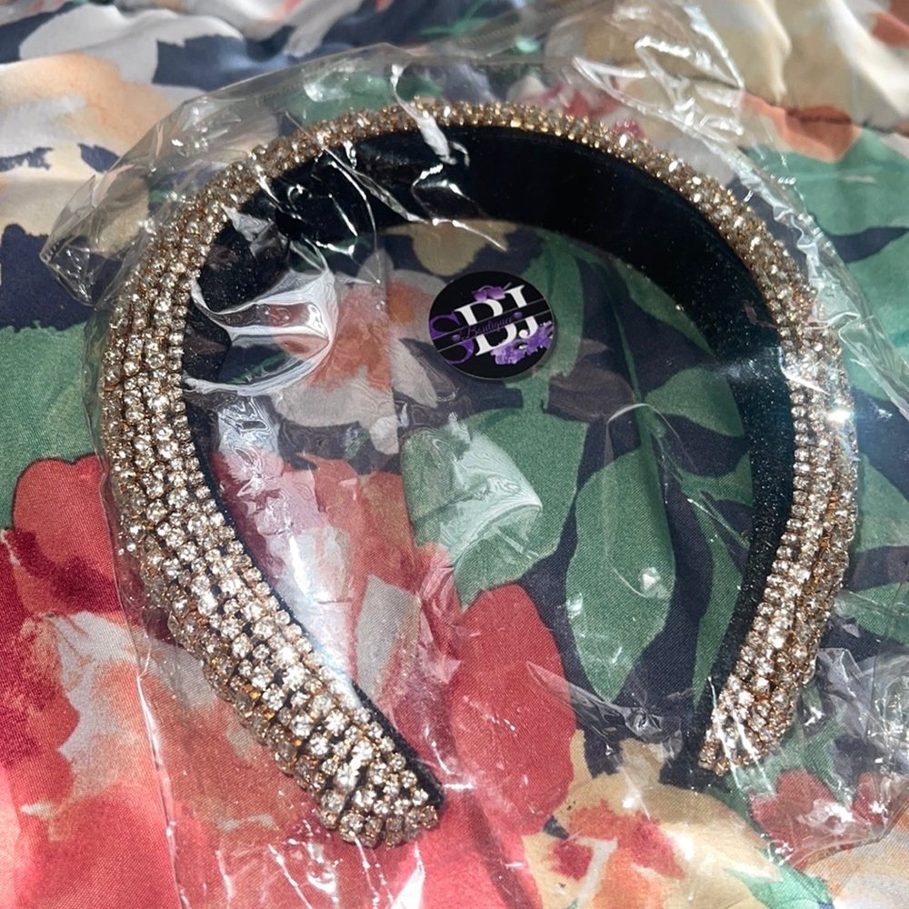golden headband